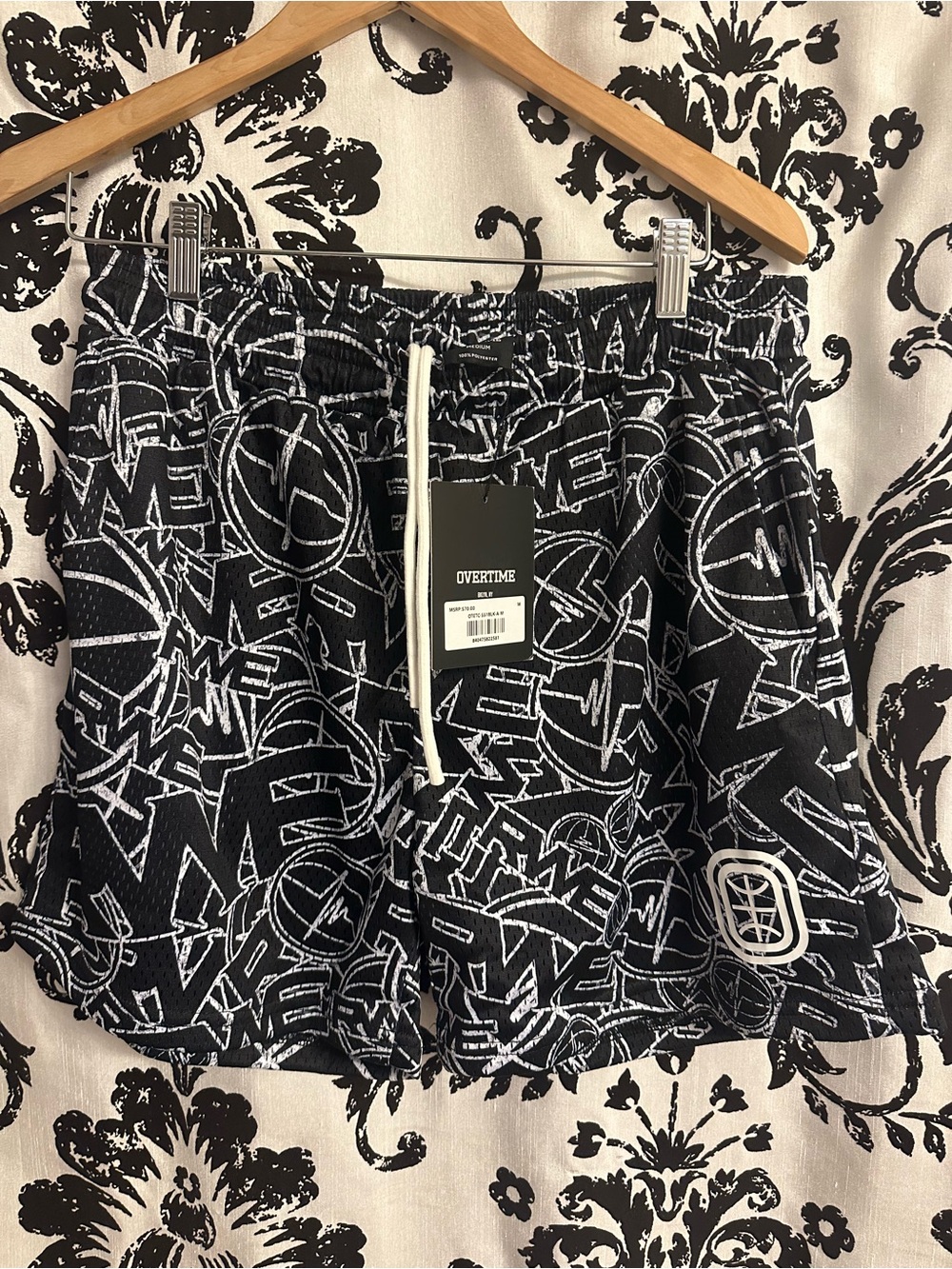 Men’s Overtime Double Layer Basketball Shorts Size Medium - New